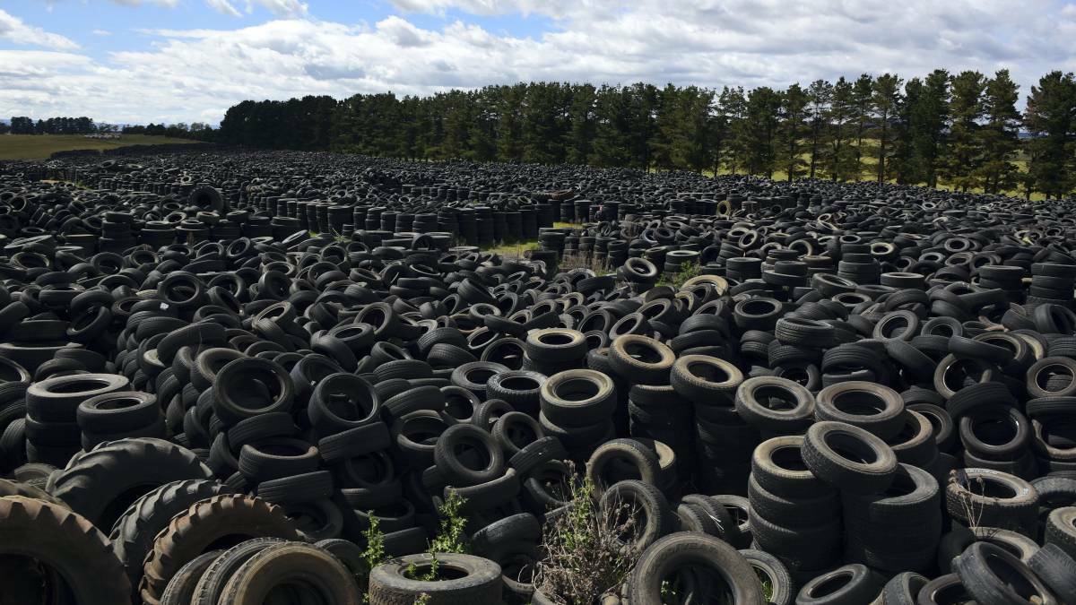 TYRE TERRAIN: A new tyre processing facility could help solve Tasmania's tyre problem. 