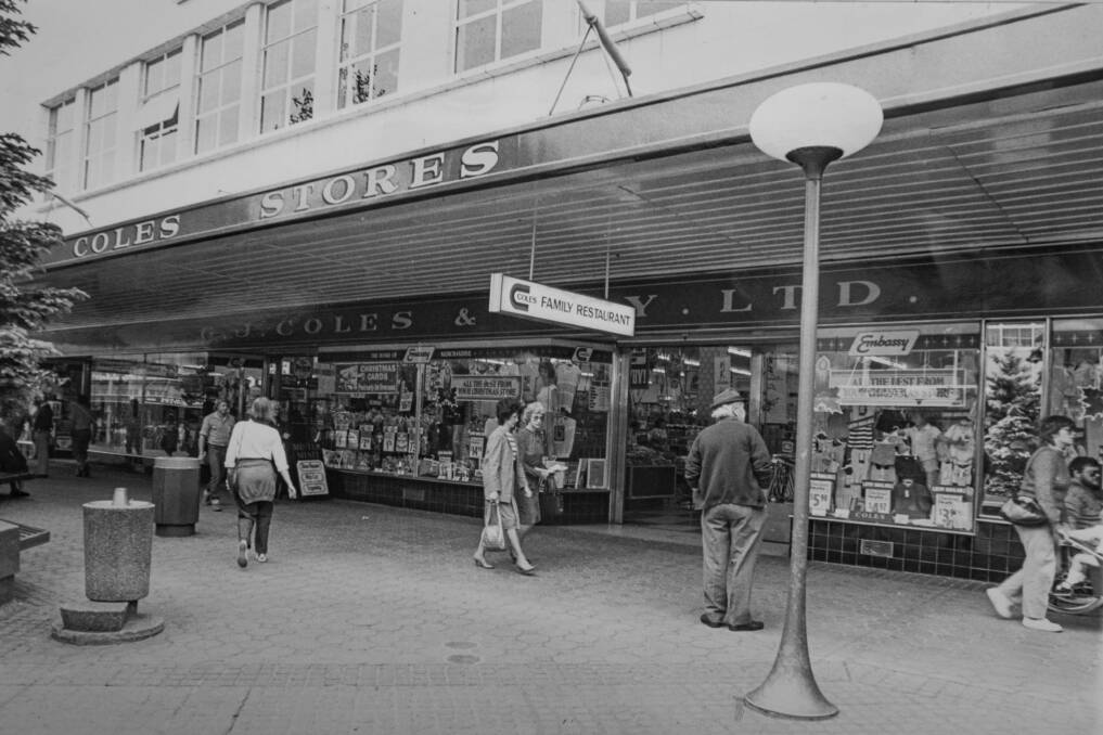 The Coles Variety Store, as seen in 1974. File picture