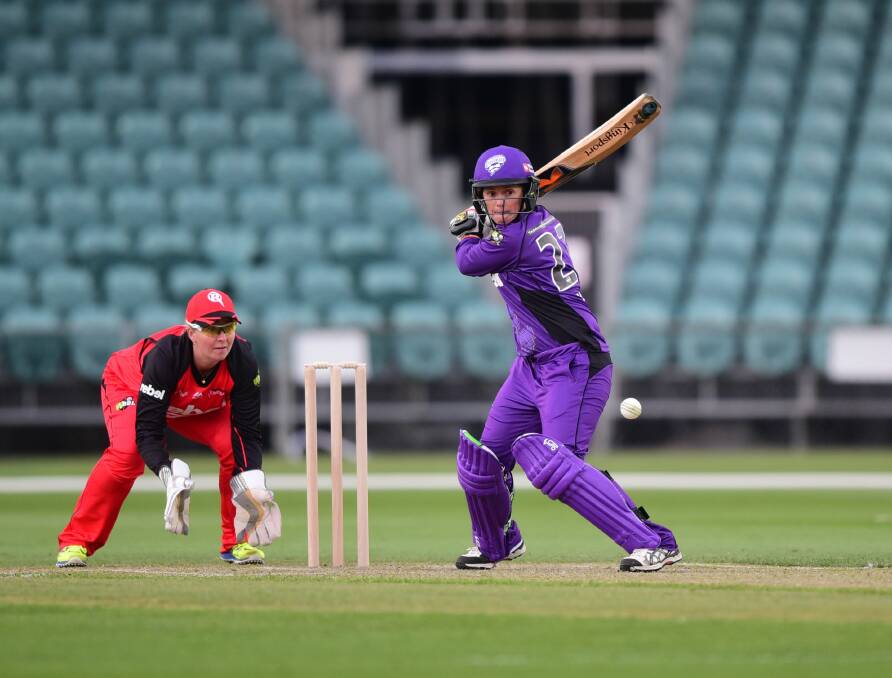 HALL THE WAY: Batter Corinne Hall will lead the Hurricanes this season in the absence of Heather Knight.