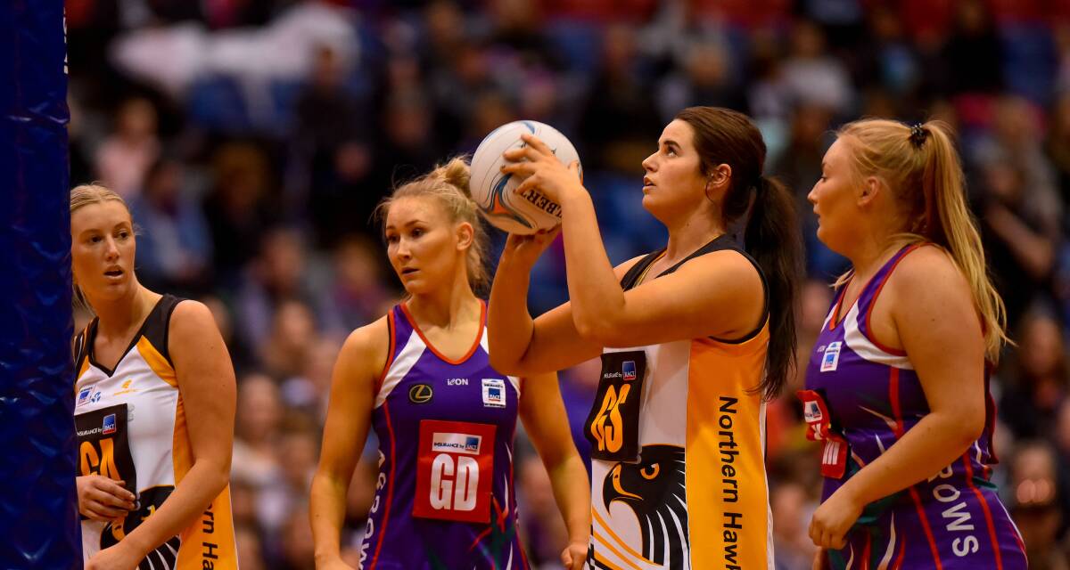 THE MAWER THE MERRIER: Northern Hawks shooter Ashlea Mawer was named player most valuable player for season 2017. Picture: Scott Gelston