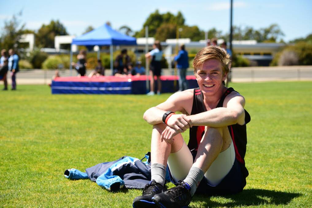 ALL BETTS ARE OFF: 14-year-old Connor Betts broke five records at Exeter High School's Athletics carnival on Wednesday and Thursday. Pictures: Paul Scambler