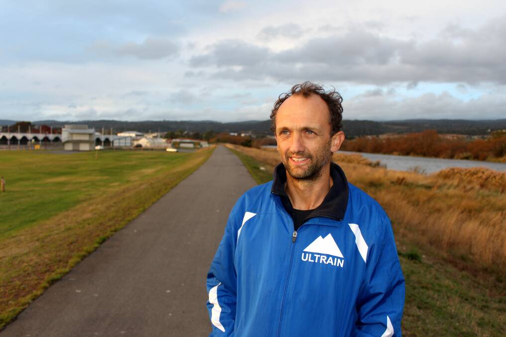 RUNNING MAN: John Claridge is leading the charge for a marathon to be held in Launceston in September. Picture: Hamish Geale 