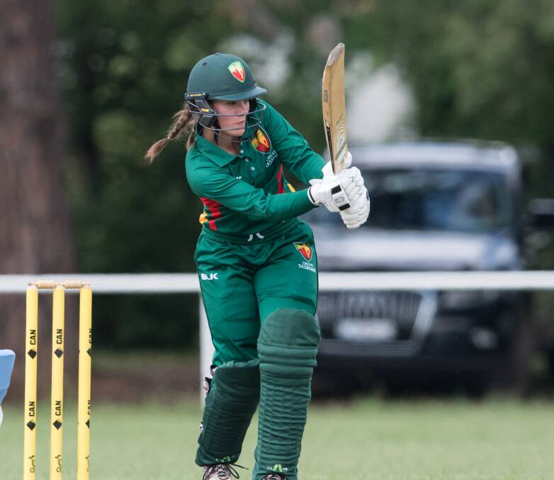 UNLUCKY: Emma Manix-Geeves was run-out without facing a ball. 