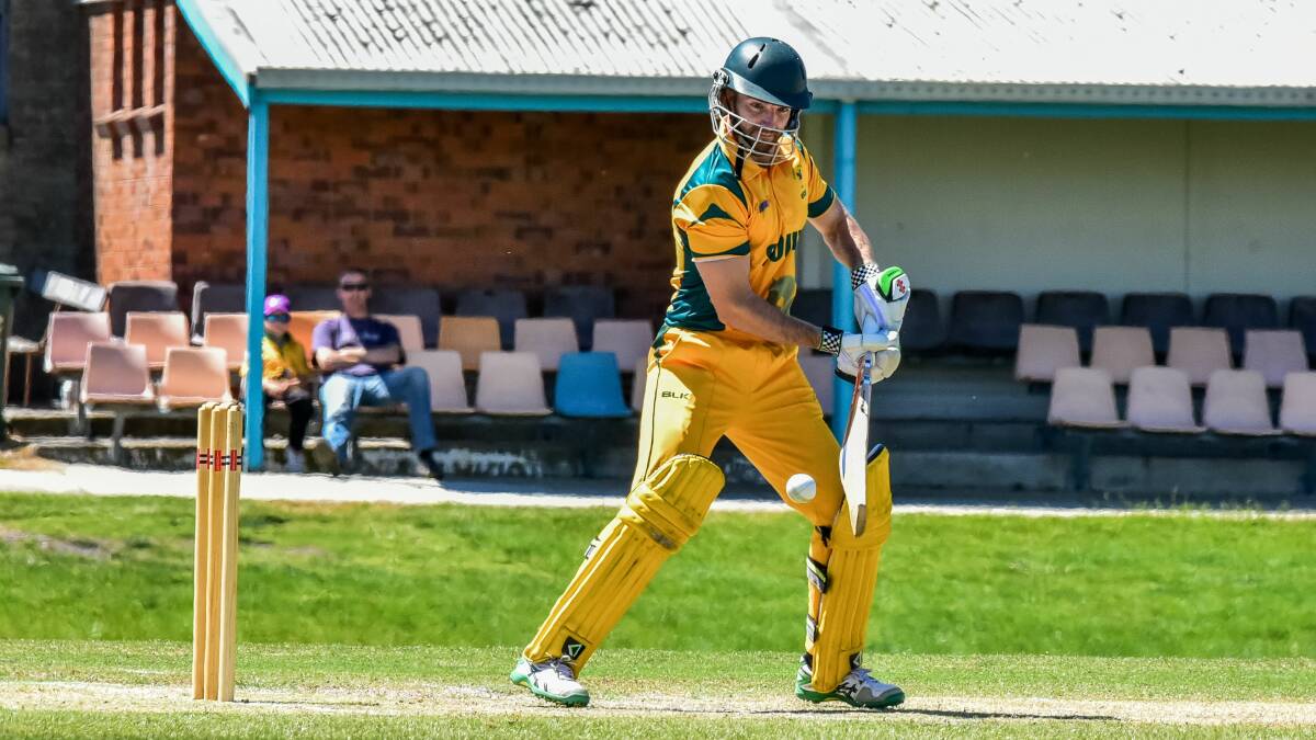 HARRY'S PRACTICE: Knights opener Sean Harris capitalised on blistering T20 form to make 97 in a big win over Devonport. Pictures: Neil Richardson 