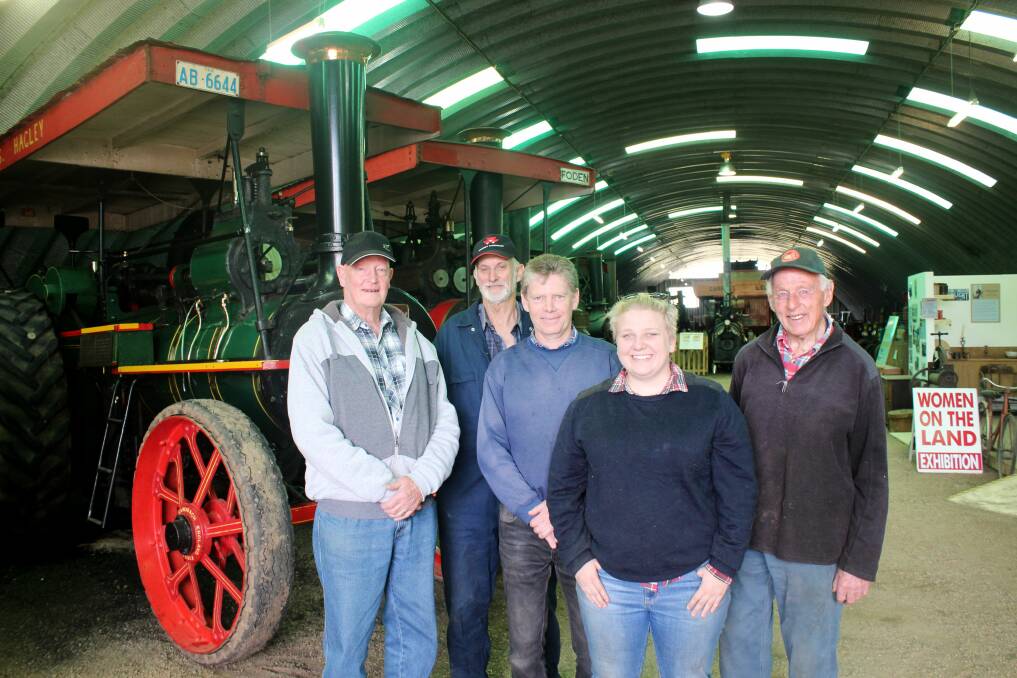 STEAM TEAM: Pearn Steam World's Joe Donovan, Gerard Gelston, David Bates, Paivi Sims and Bernard Boon prepare for Steam Up on November 5-7. Pictures: Hamish Geale