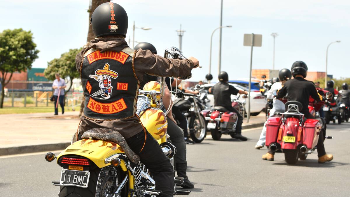 More than 300 Bandidos visited the North-West recently for a national ride. Picture: Brodie Weeding.  