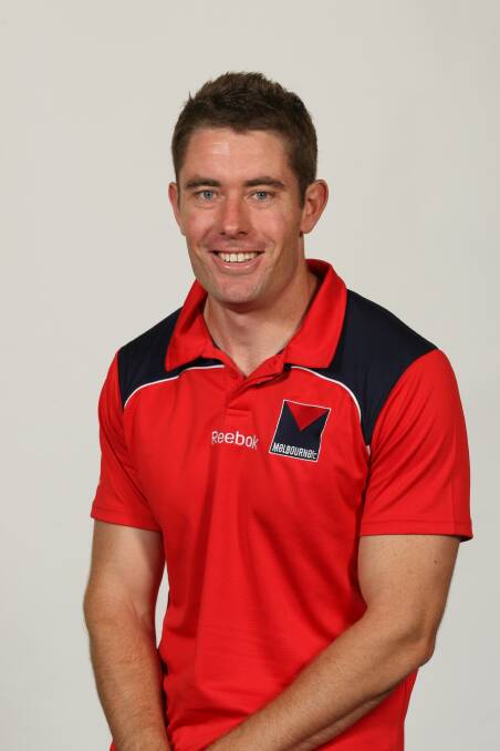NEW BOSS ON THE BLOCK: New Tasmanian football manager Craig Notman during his days as Melbourne football operations manager between 2008-2013.