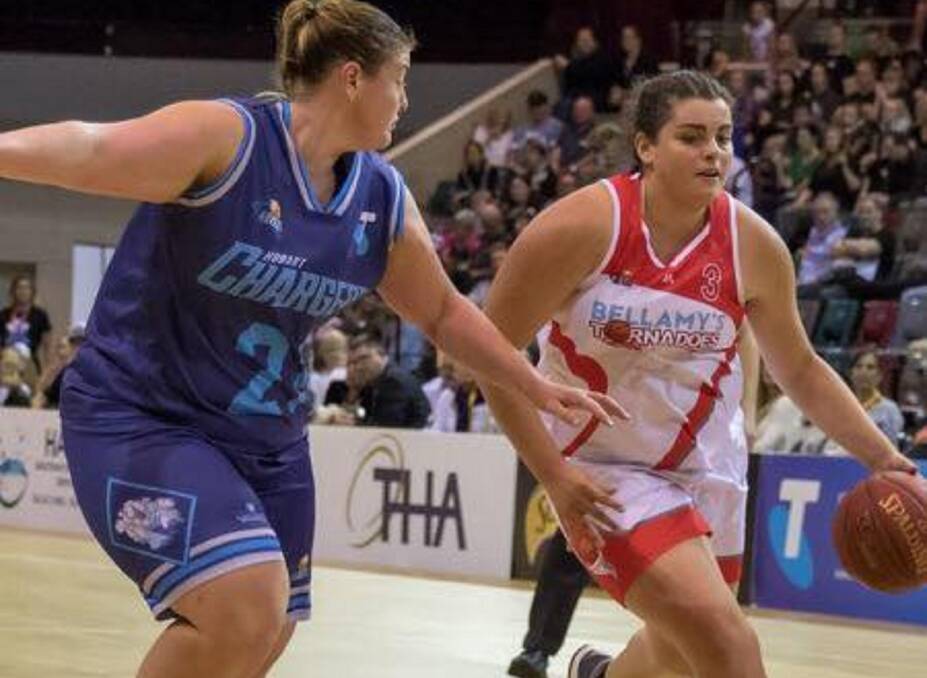SETTLING IN: Launceston Tornadoes recruit Ellie Collins is averaging 9.2 points, 5.3 rebounds and 3.2 assists per game this season.