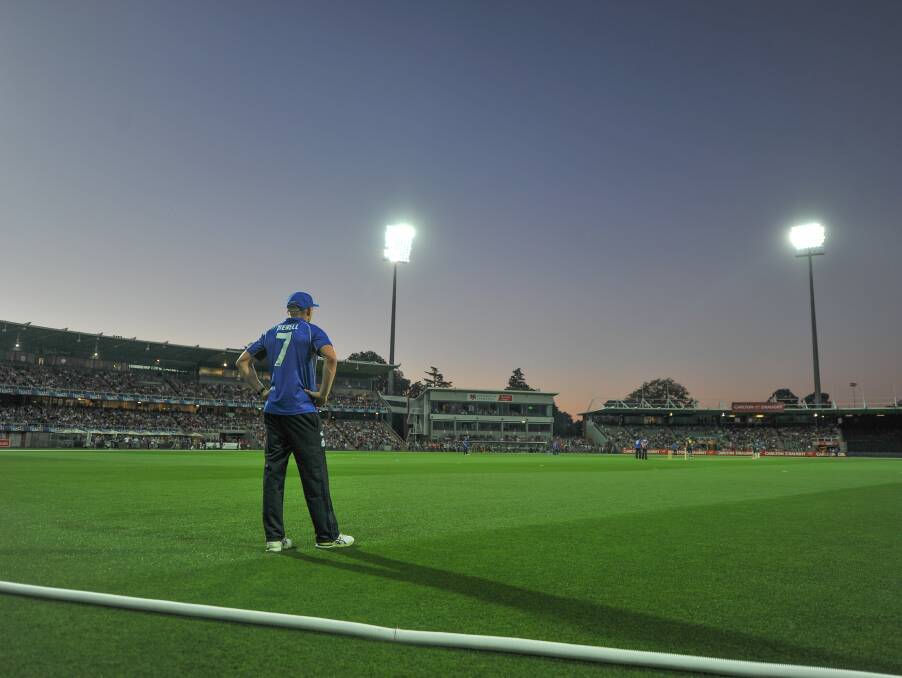 PICTURESQUE: North Melbourne's Jack Ziebell with his hands on his hips in the outfield.