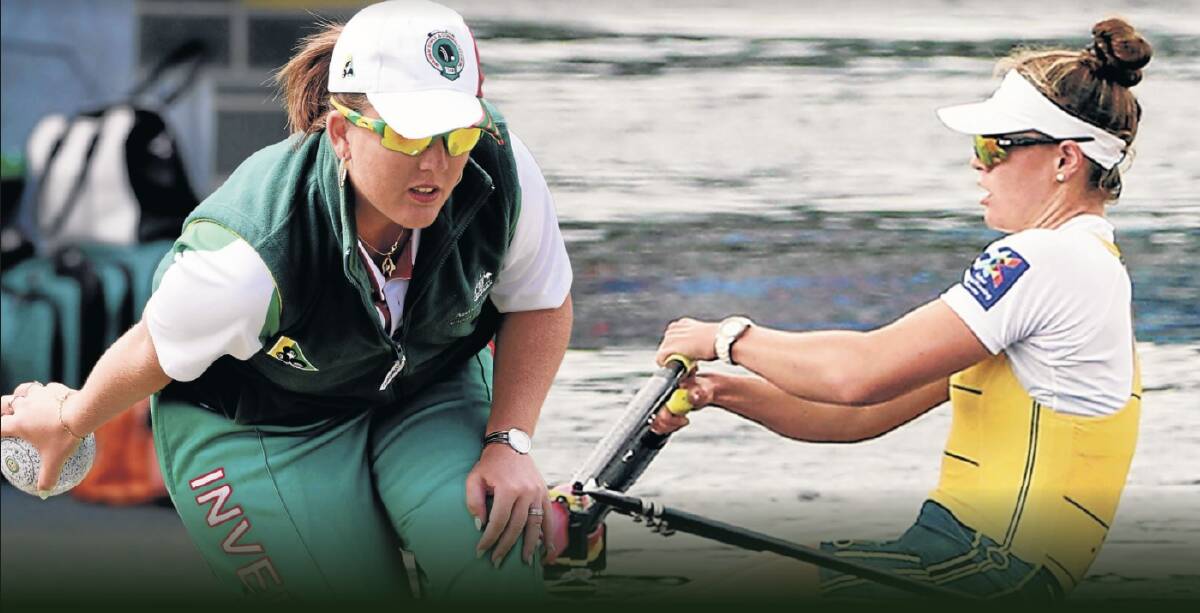 GIRL POWER: Rebecca Van Asch and Sarah Hawe share the 2017 Tasmanian athlete of the year award.