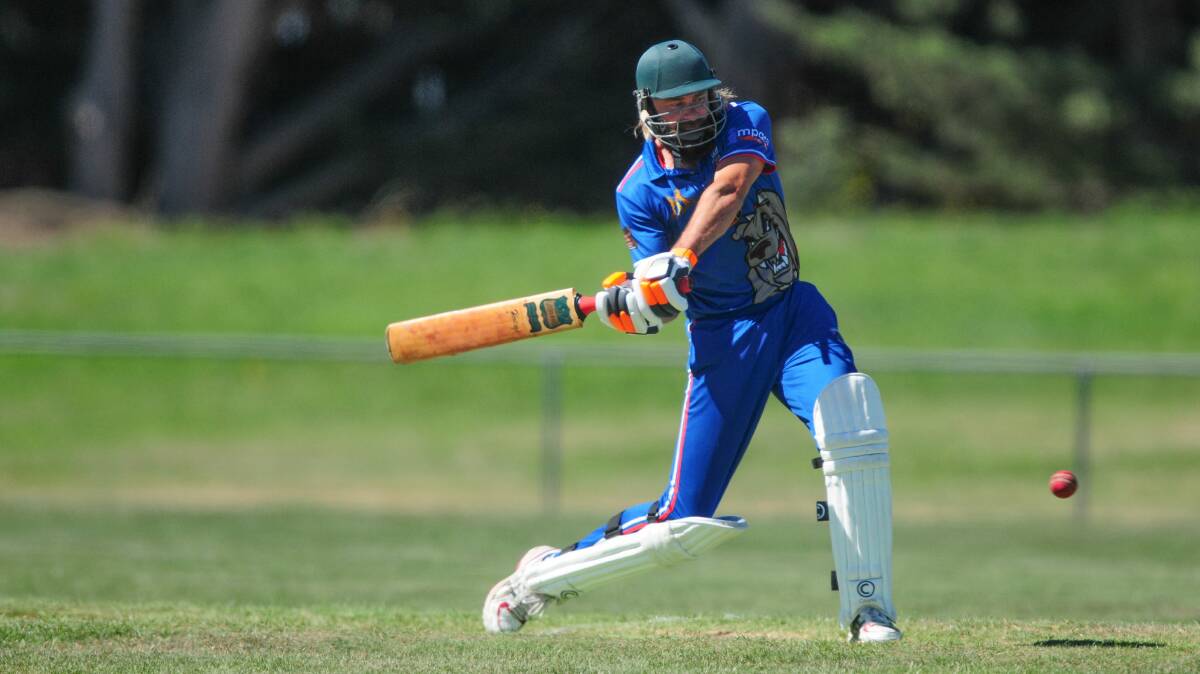 ON SONG: Cressy's Sam Graham made an unbeaten 78 in his side's victory over Hadspen. Picture: Paul Scambler 