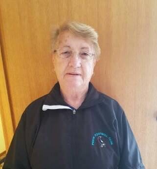 THANKS: Perth Football Club volunteer Kaye Jensen.