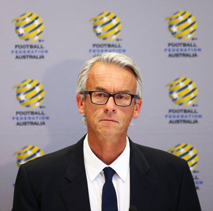 MISSED CHANCE: FFA chief executive David Gallop and his hierarchy failed to send a strong message in punishing a state player for betting on matches. Picture: Getty Images