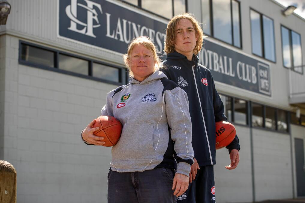 CONFIDENT: Launceston's Kate Child and Jacob Boyd are all set for Saturday. Picture: Scott Gelston