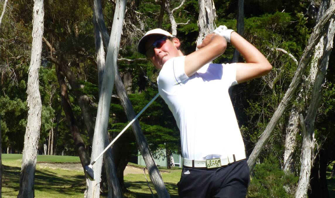 OOPS: Prospect Vale's Ryan Thomas let a opening-round lead slip on day two at Greens Beach. Picture: Supplied