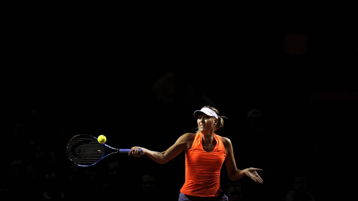 BACK IN BUSINESS: Russian tennis star Maria Sharapova made her competitive comeback in April after serving a 15-month ban for an anti-doping violation. Pictures: Getty Images 