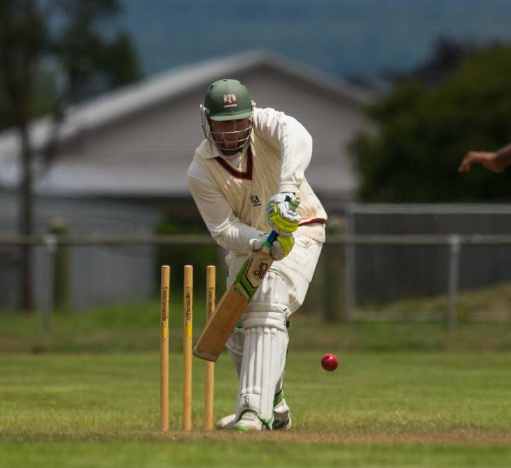 UNBEATEN: Launceston wicket-keeper opening batsman Alistair Taylor scored his second hundred for the club last Saturday against Westbury.