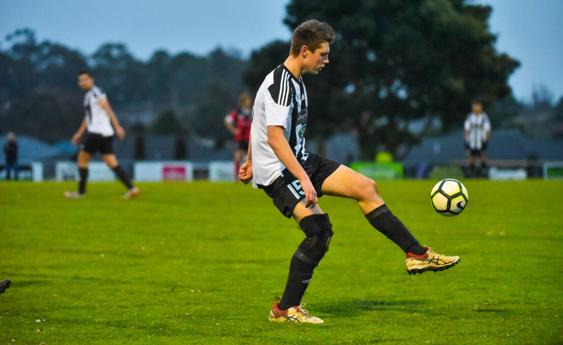 FOCAL POINT: Launceston City striker Noah Mies has scored two goals in as many weeks this season.