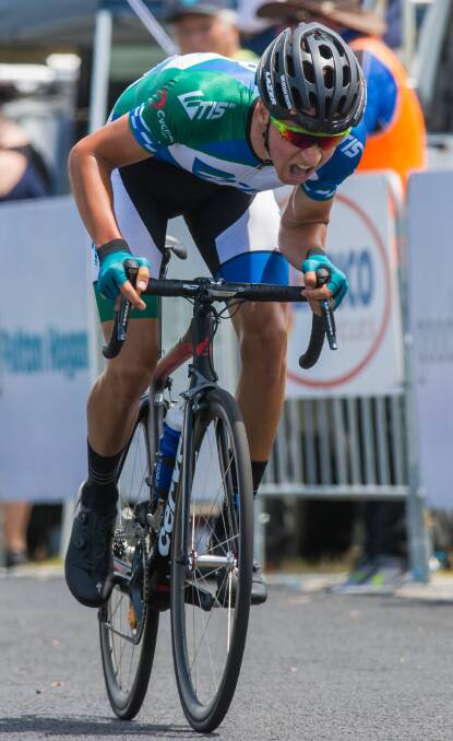 IN-FORM: Hobart-based cyclist Scott Bowden will compete in the under-23 criterium and road race at the national championships in Ballarat. Picture: Scott Gelston 