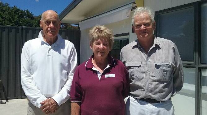 HAPPY TIMES: Competition winners Paul Boer, of East Launceston Croquet Club, Pauline Blyth, of St Leonards Croquet Club, and Rod Tait, of St Leonards Croquet Club. Picture: Supplied