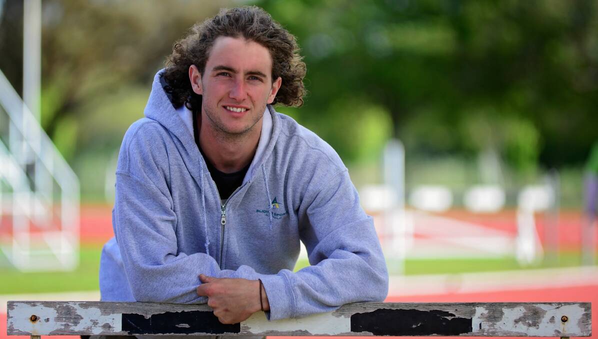 STRAIGHT SWAP: Launceston hurdler Tyler Heron will leave for Canada on Thursday to participate in a two-week bobsled camp. Picture: Phillip Biggs