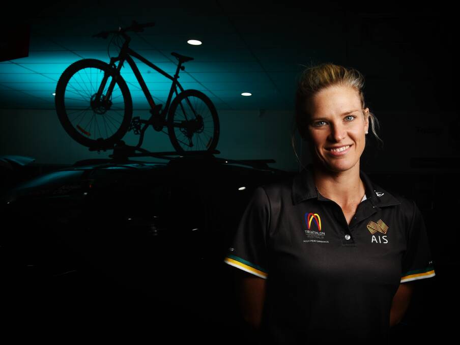ON A MISSION: Para-triathlete Kate Doughty is leading the charge for women and people with disabilities in sport. Picture: Scott Gelston