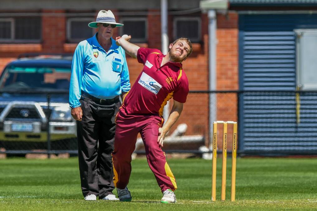 SPIN KING: Mowbray all-rounder Jarrod Freeman. Picture: Phillip Biggs
