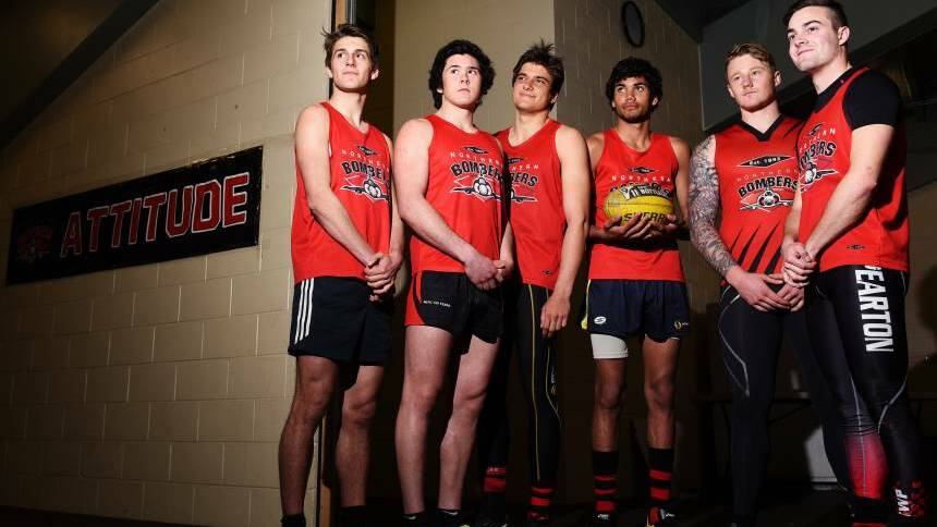 The Northern Bombers could have up to six players making their TSL senior grand final debuts against Glenorchy. Picture: Scott Gelston