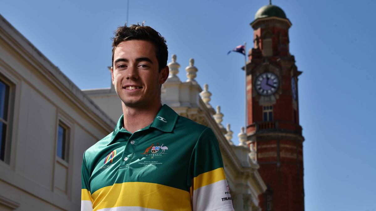 Time's up: Launceston triathlete Jake Birtwhistle will know within two weeks whether he has made the Australian team for the Olympic Games in August.