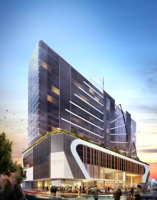 The design of the proposed Hobart hotel.