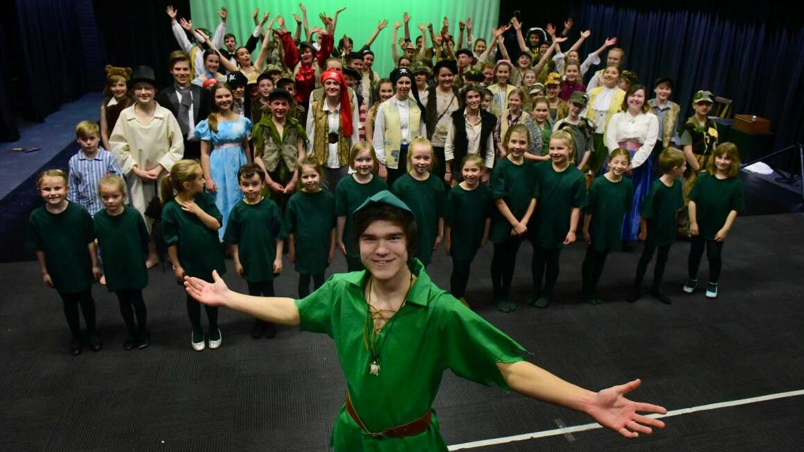 Cody Gunton, 16, as Peter Pan, in the upcoming production Peter Pan the Musical. Picture: Paul Scambler