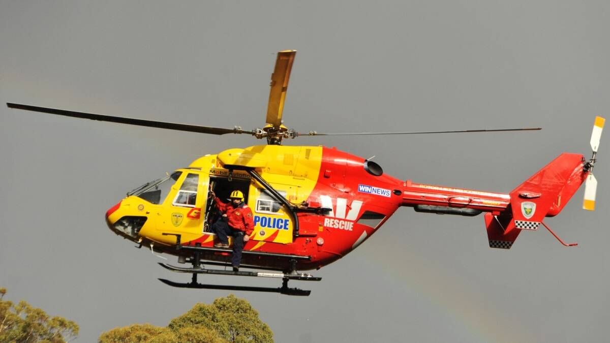 The Westpac Rescue Helicopter was part of the search party.