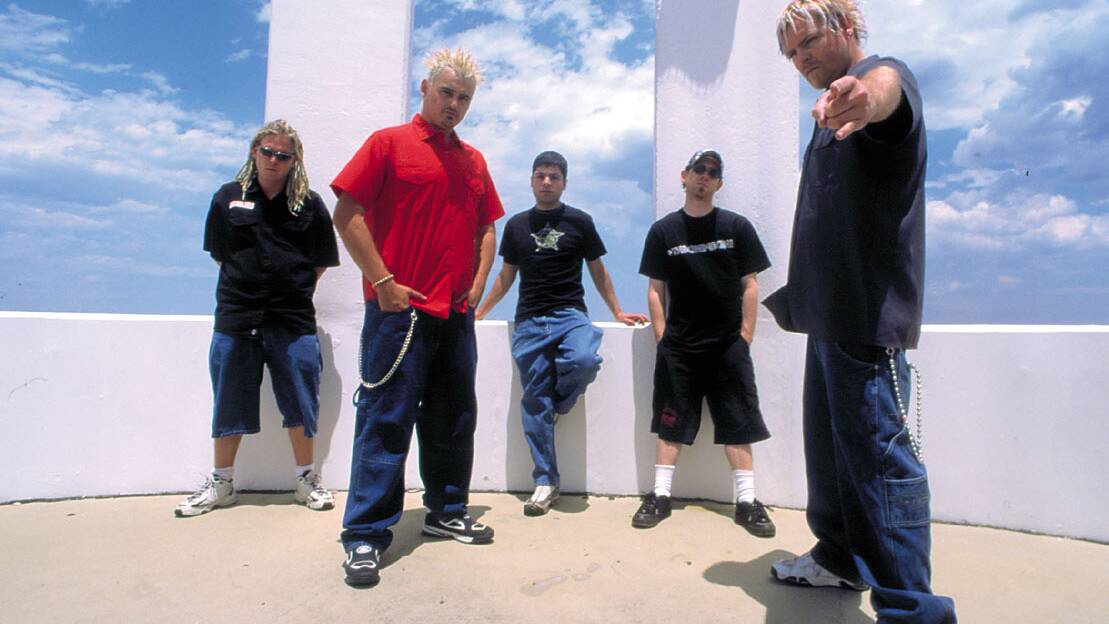 Back in the day: Superheist as they were in the early 2000s. The band is back with a new frontman.