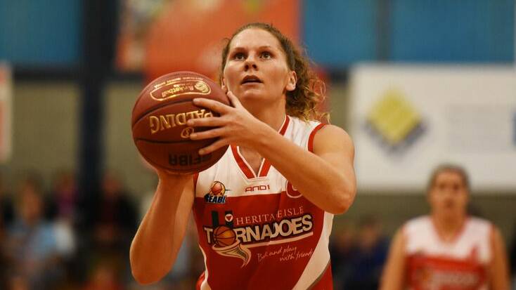 The Launceston Tornadoes celebrated their first SEABL home game in 28 days with a 75-64 victory over the Frankston Lady Blues. Pictures: Scott Gelston
