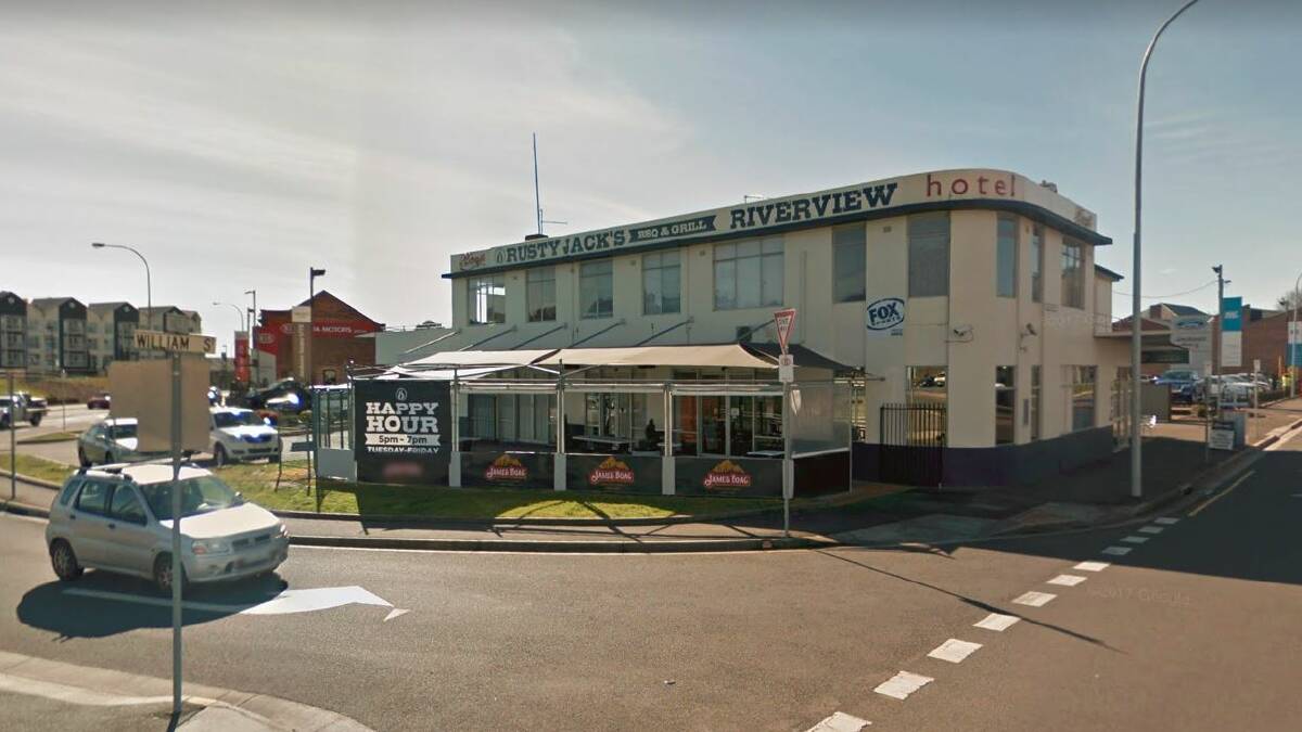 The site of the Riverview Hotel - currently Rusty Jack's - on the corner of William and Charles streets. Picture: Google Maps