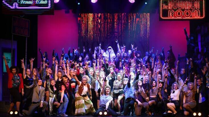 Launceston College students will be performing Rock of Ages at the Princess Theatre. Pictures: Scott Gelston