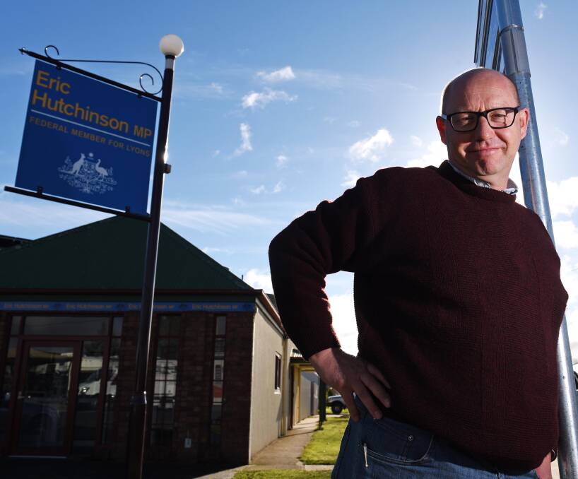 STANDING TALL: Lyons Liberal MHR Eric Hutchison reflects on his time serving the state's largest electorate. Picture: Scott Gelston.