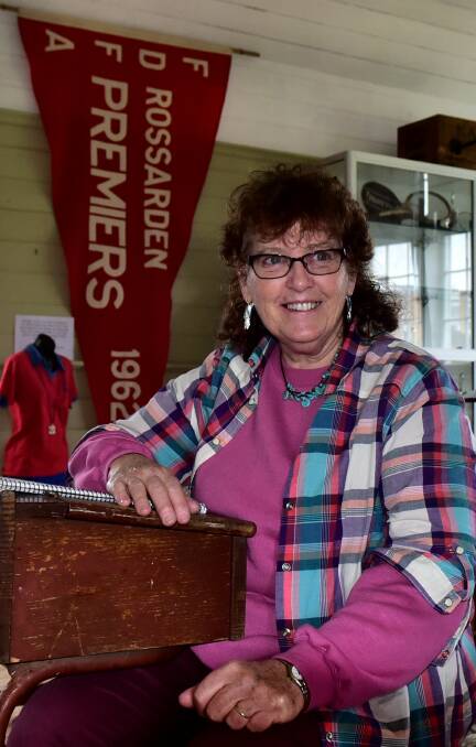 PREPARATIONS UNDER WAY: Gipps Creek woman Mary Knowles is preparing for the Avoca Spring Show on Sunday. Picture: Neil Richardson.
