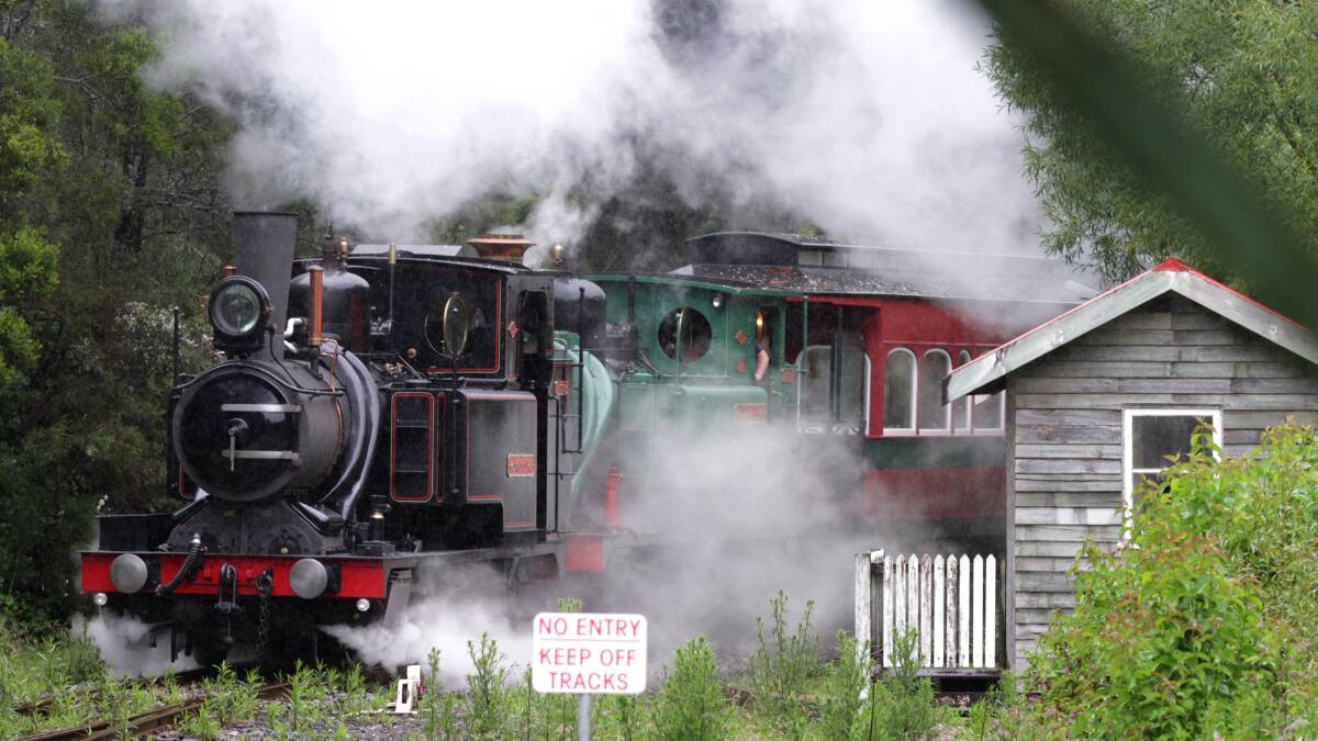 On track: The state government has chipped in funds to keep the West Coast Wilderness Railway operating for a further 12 months. Picture: Archive