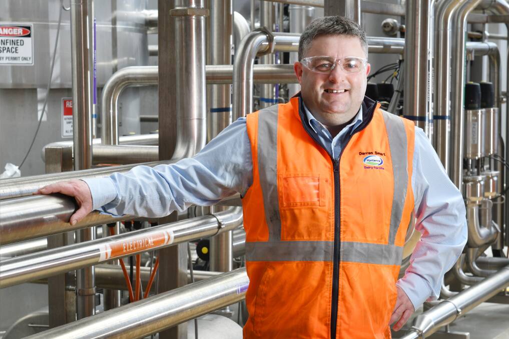 High production: Fonterra Australia Wynyard plant manager Darren Smart is ready for an expansion. Picture: Brodie Weeding.