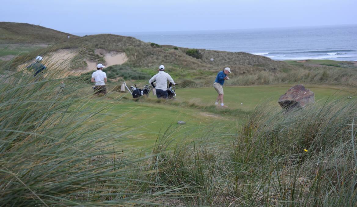 Many wealthy people travel to King Island to play the Ocean Dunes [pictured] and Cape Wickham golf courses. Picture: File