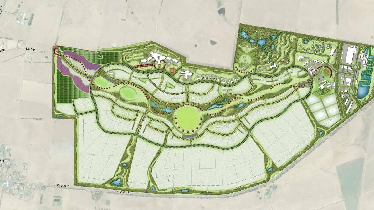 MORE DETAIL: A decision on whether to seek a land use change to progress the 242-hectare Ridgeside Lane proposal has been deferred until April. Picture: Supplied