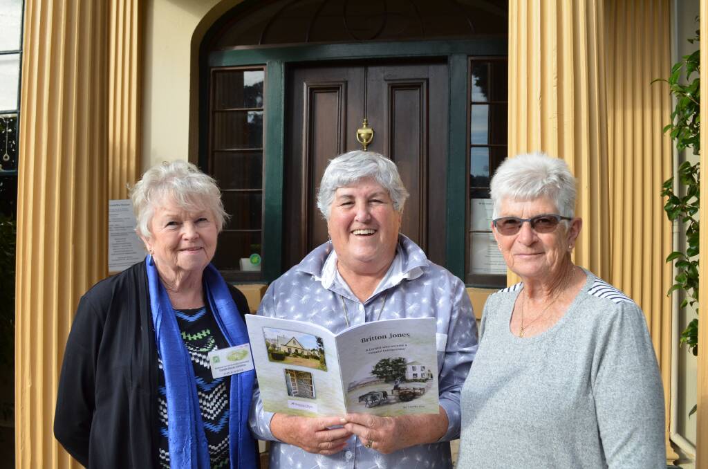 CONVICT ENTREPRENEUR: Franklin House volunteers Fairlie Ogilvie, Lucille Gee and Denise Baden prepare for the Australian Heritage Festival Tasmania, which was launched on April 18. Picture: Tess Brunton