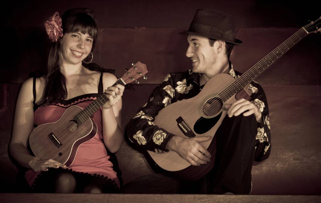 UPBEAT TUNES: Musicians Andrea Soler and James Ross will perform at the Marakoopa Amphitheatre next month. Picture: Supplied