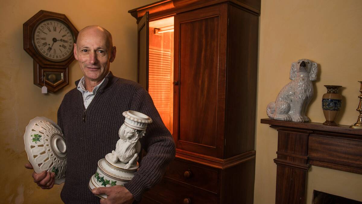 Fair co-coordinator Robert Henley, of Longford Antiques, says the fair attracts people from across Tasmania to explore the world of antiquities.