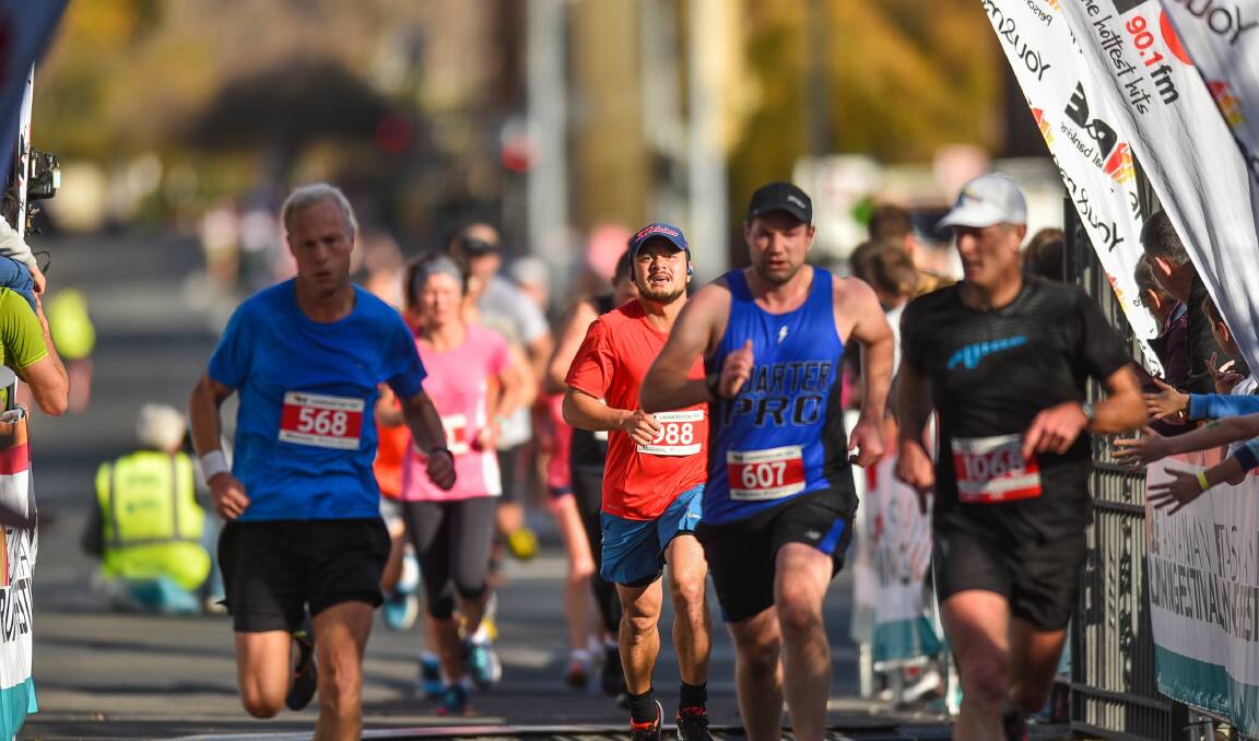 Tasmanian Running Festival organisers hope to attract up to 5000 entries in a few years time and encourage more businesses to open for the festival. Picture: Scott Gelston