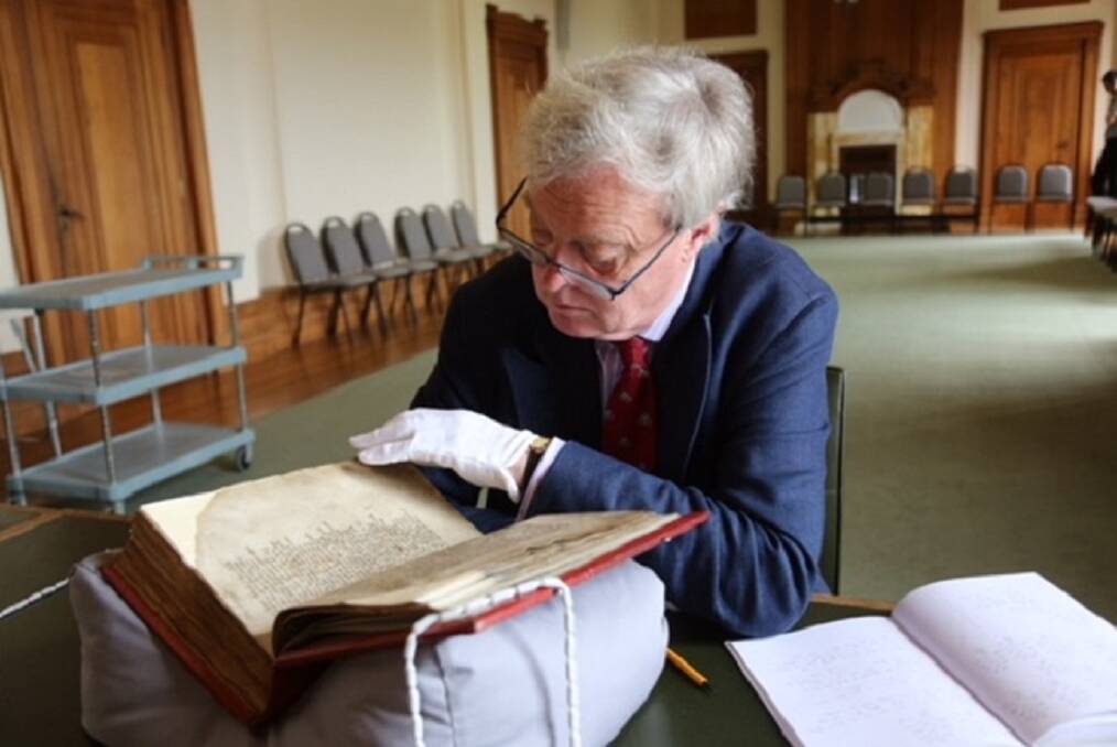 HIDDEN HISTORY: Illuminated manuscripts lecturer and writer Dr Christopher de Hamel will present a lecture at the University of Tasmania Newnham Campus on Tuesday. Picture: Supplied
