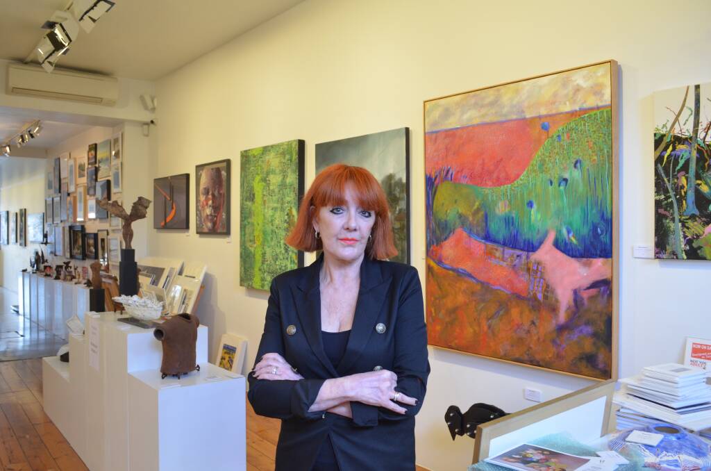 TASSIE ART: Gallery Pejean director Margot Baird set up the gallery to showcase the state's artists. Picture: Tess Brunton