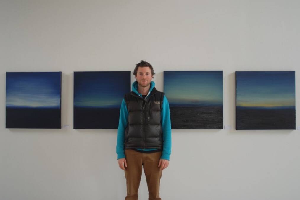 DUSKY DAWNS: Hobart artist Adrian Bradbury attempts to bring more colour and vitality into to his work through his First Light exhibition at Stillwater Gallery. Picture: Supplied