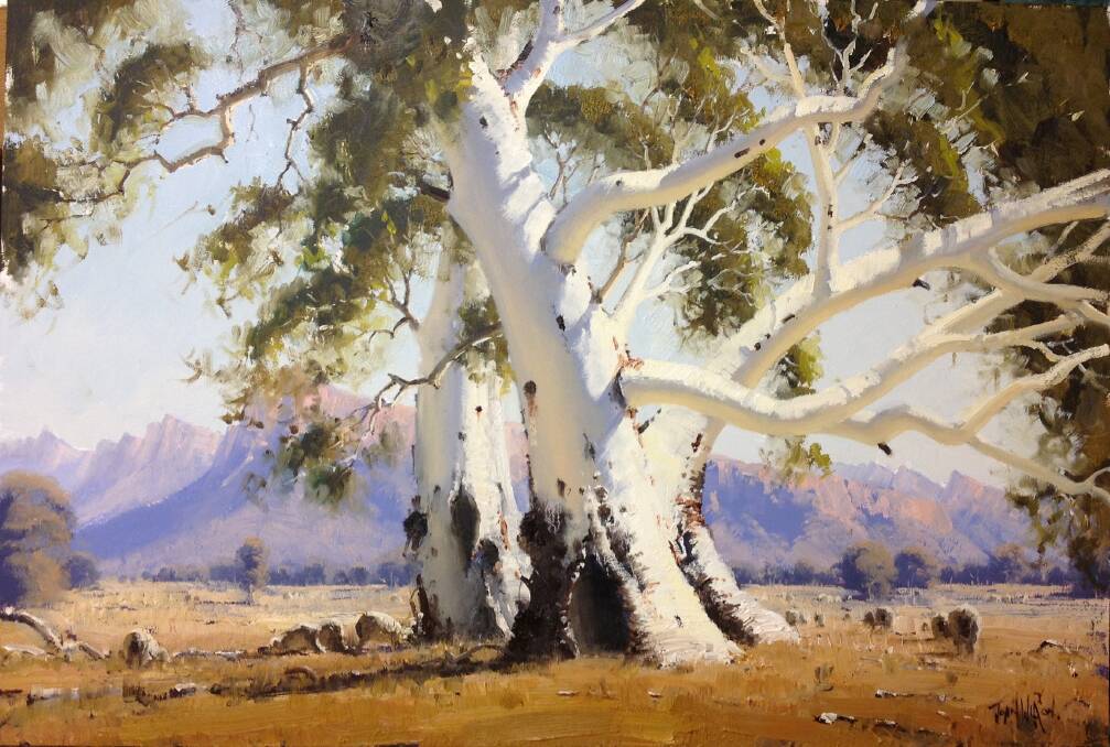 GOING BUSH: Australian artist John Wilson will share his talents with Launceston in a workshop. Picture: Supplied